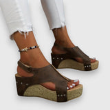 Mia – Vintage Plattform Sandalen