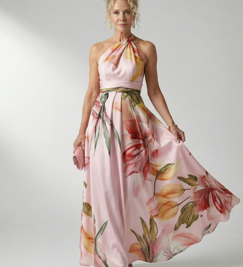 Amiel | Leichtes Blumenkleid Maxi