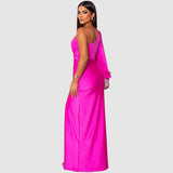 Meda - Elegantes Maxikleid mit einem Träger
