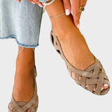 Caterina - Vibrierende Sommer Sandalen Geflochten