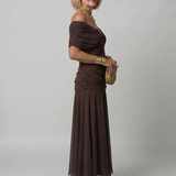 Calen | Off-Shoulder Midi-Kleid