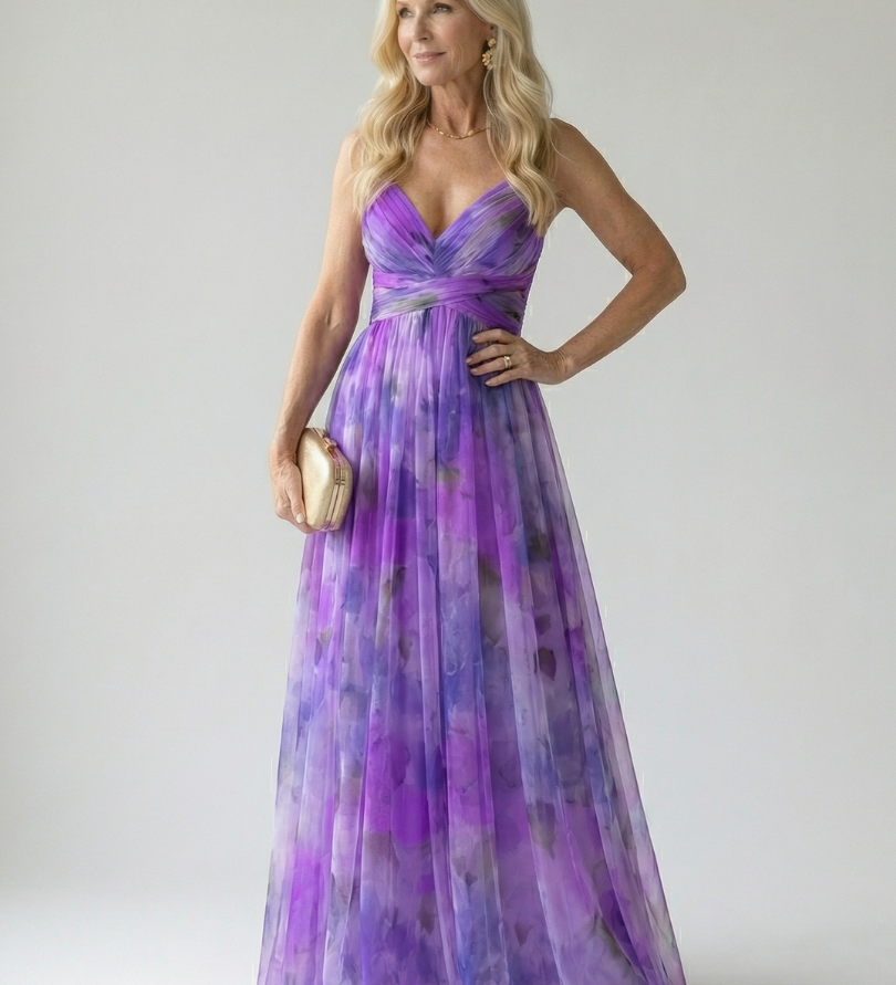 Isel | Soft Wrap Maxi Kleid