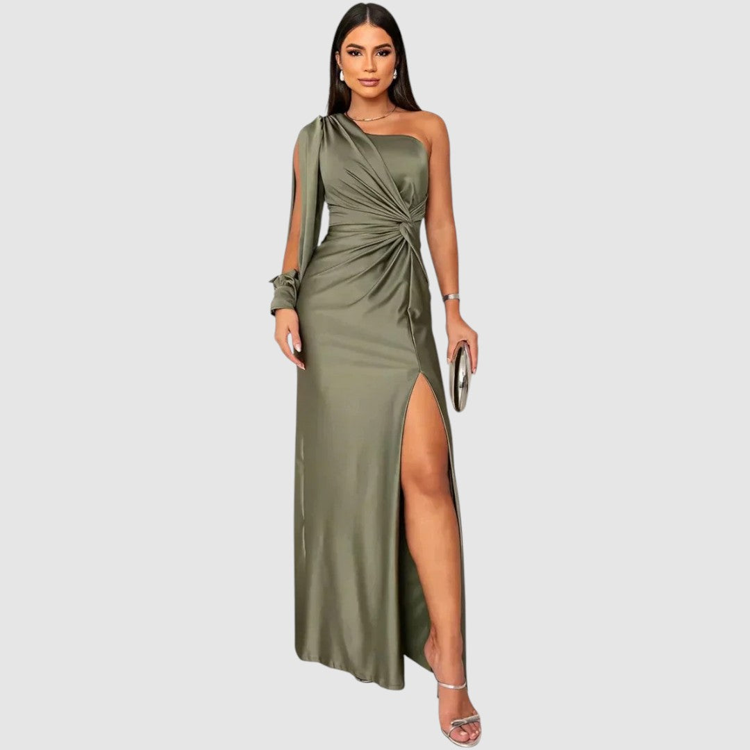 Meda - Elegantes Maxikleid mit einem Träger