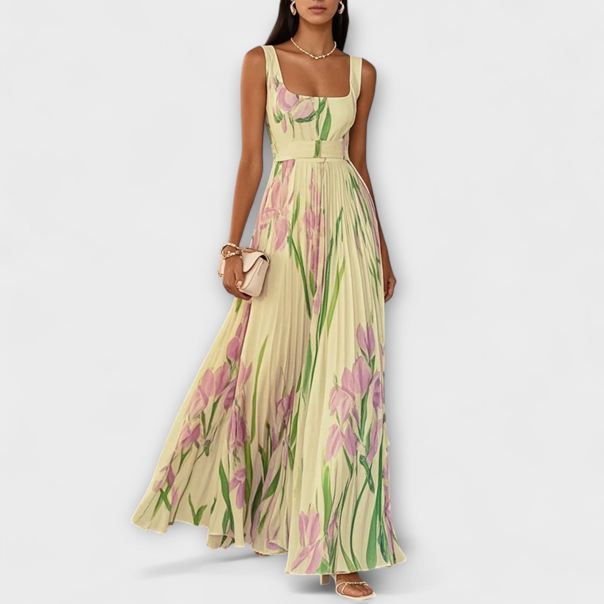 Penélope - Maxi-Kleid mit Chiffon