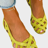 Caterina - Vibrierende Sommer Sandalen Geflochten