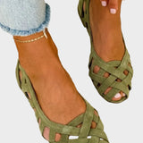 Caterina - Vibrierende Sommer Sandalen Geflochten