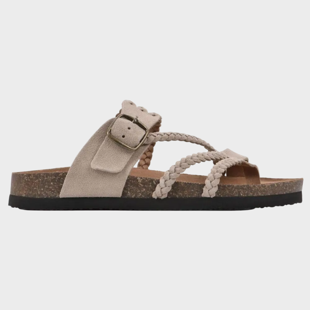 Aurora - Anatomische Geflochtene Sandalen aus Kork