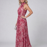 Avien | Weiches Halfter Midi-Kleid