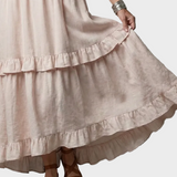 Katia - Maxikleid mit Halter und Rüschen