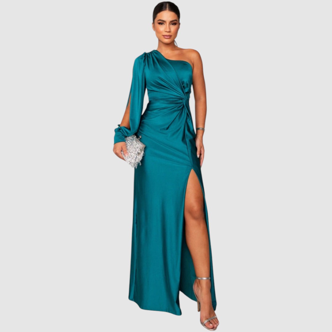 Meda - Elegantes Maxikleid mit einem Träger