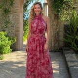 Avien | Weiches Halfter Midi-Kleid