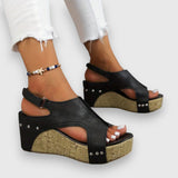 Mia – Vintage Plattform Sandalen