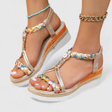 Lenka - Bequeme Sandalen mit Keilabsatz