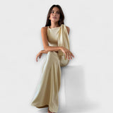 Cloe - Maxi-Kleid mit Knoten