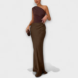 Elegantes Maxi-Kleid mit einem Schulterträger