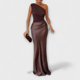Elegantes Maxi-Kleid mit einem Schulterträger