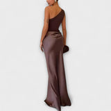 Elegantes Maxi-Kleid mit einem Schulterträger