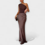 Elegantes Maxi-Kleid mit einem Schulterträger