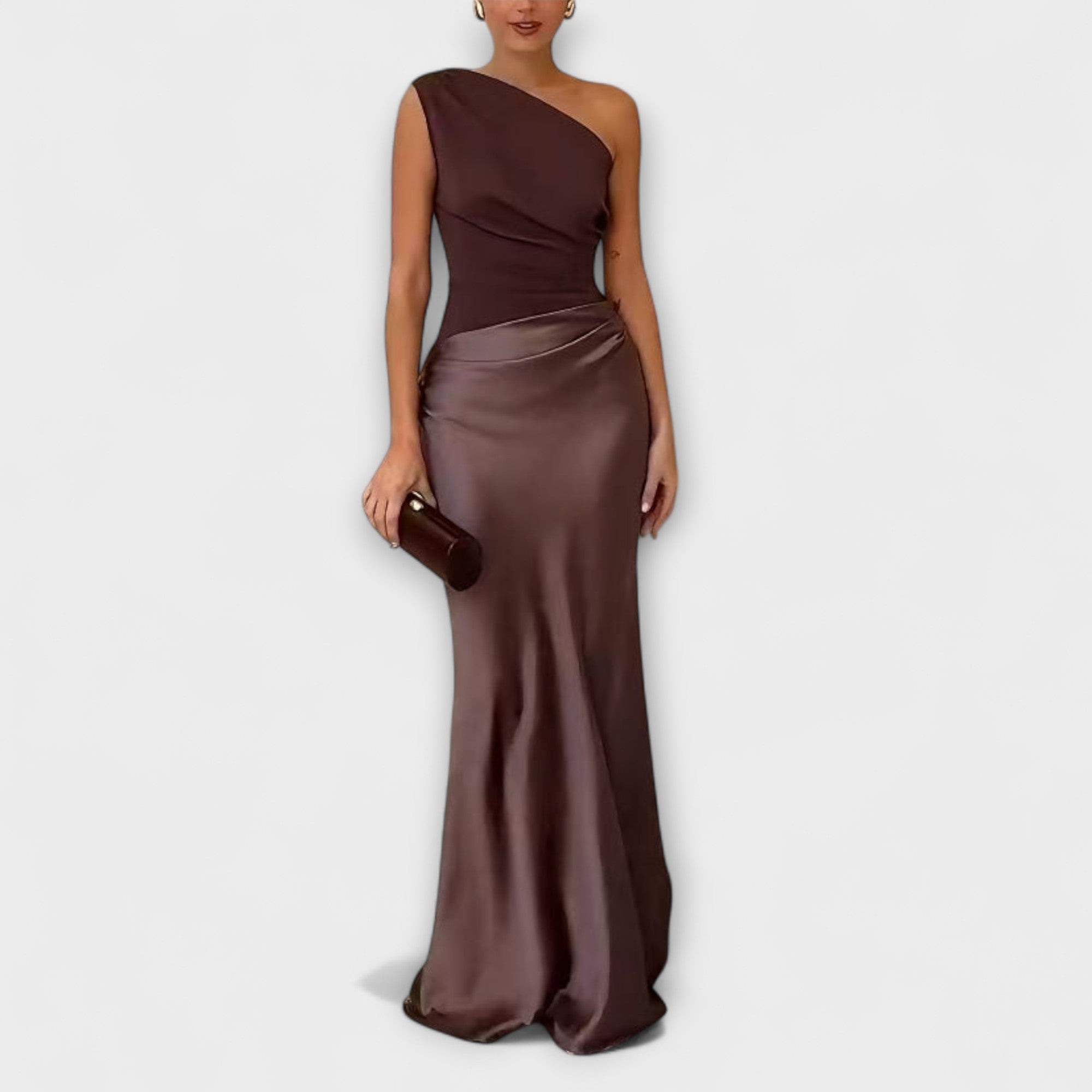Elegantes Maxi-Kleid mit einem Schulterträger