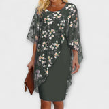 Lyanna - Florales Chiffon-Damenkleid