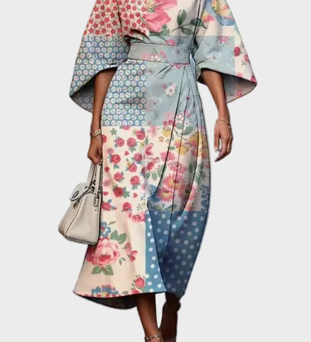 Moxlan - Elegantes Blumenkleid