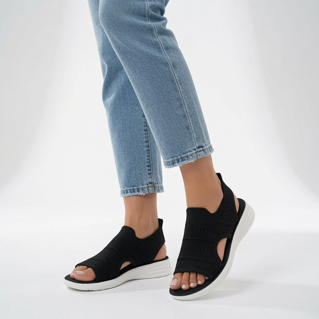 Souplesse™ — Sandalen mit Plattform, offener Zehen und Komfort