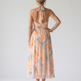 Elin | Weiches Halter-Midi-Kleid
