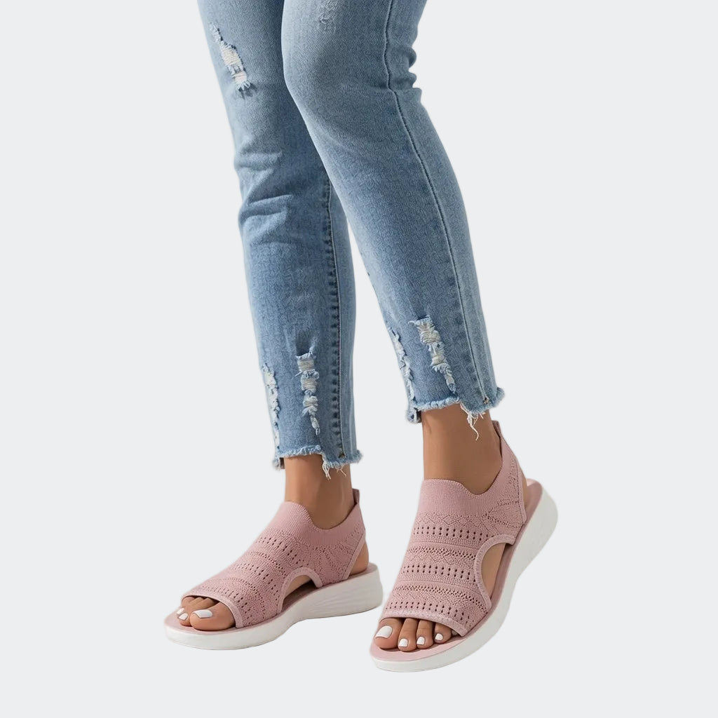Souplesse™ — Sandalen mit Plattform, offener Zehen und Komfort