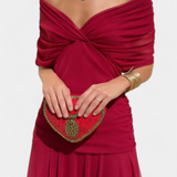 Magda - Langes Blumenkleid mit V-Ausschnitt