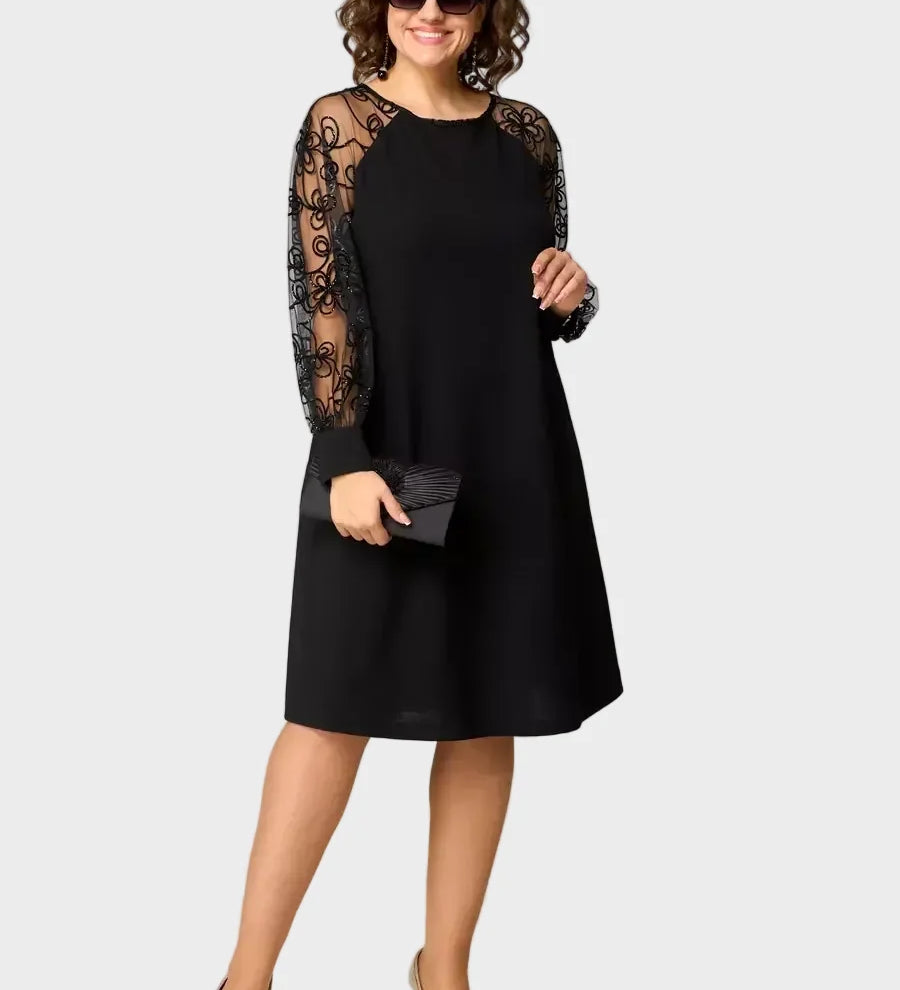 Celina - klassische Midi-Kleid für besondere Anlässe