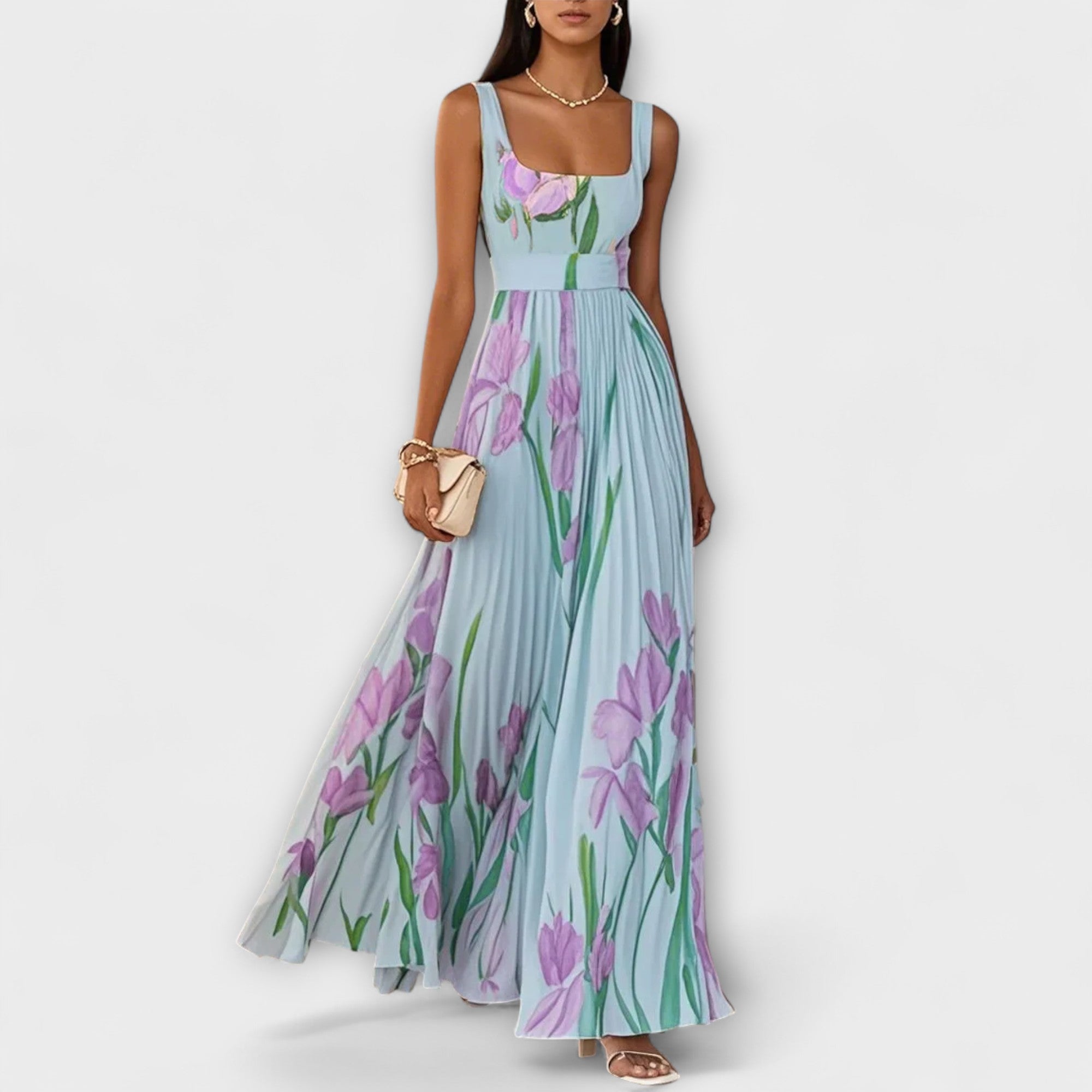 Penélope - Maxi-Kleid mit Chiffon