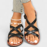 Deborah - Damen Sandalen mit leichtem Kreuzverschluss