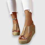 Mia – Vintage Plattform Sandalen