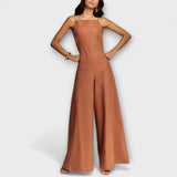 Ylva - Strahlender Halter-Jumpsuit