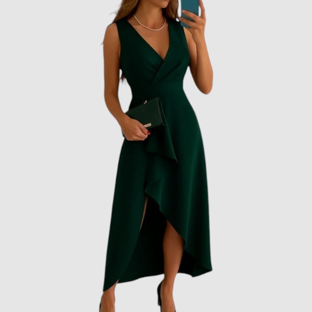 Valerie - Elegantes Wickelkleid mit V-Ausschnitt
