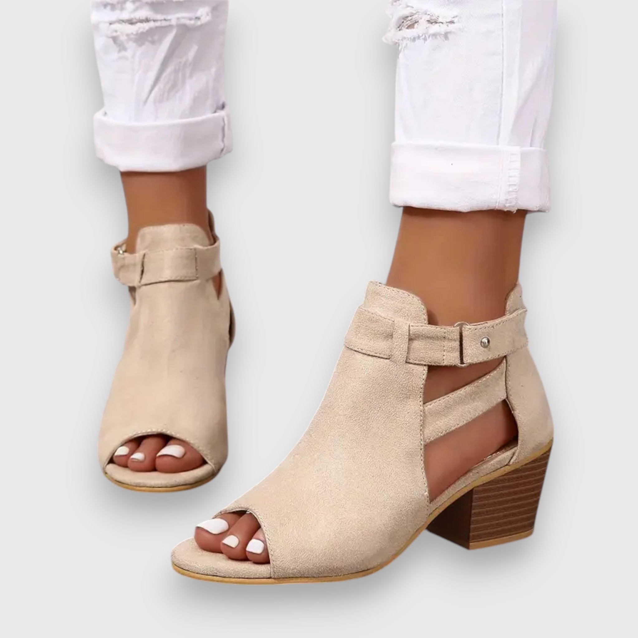 Nadine – Sandalen mit dicken Absätzen