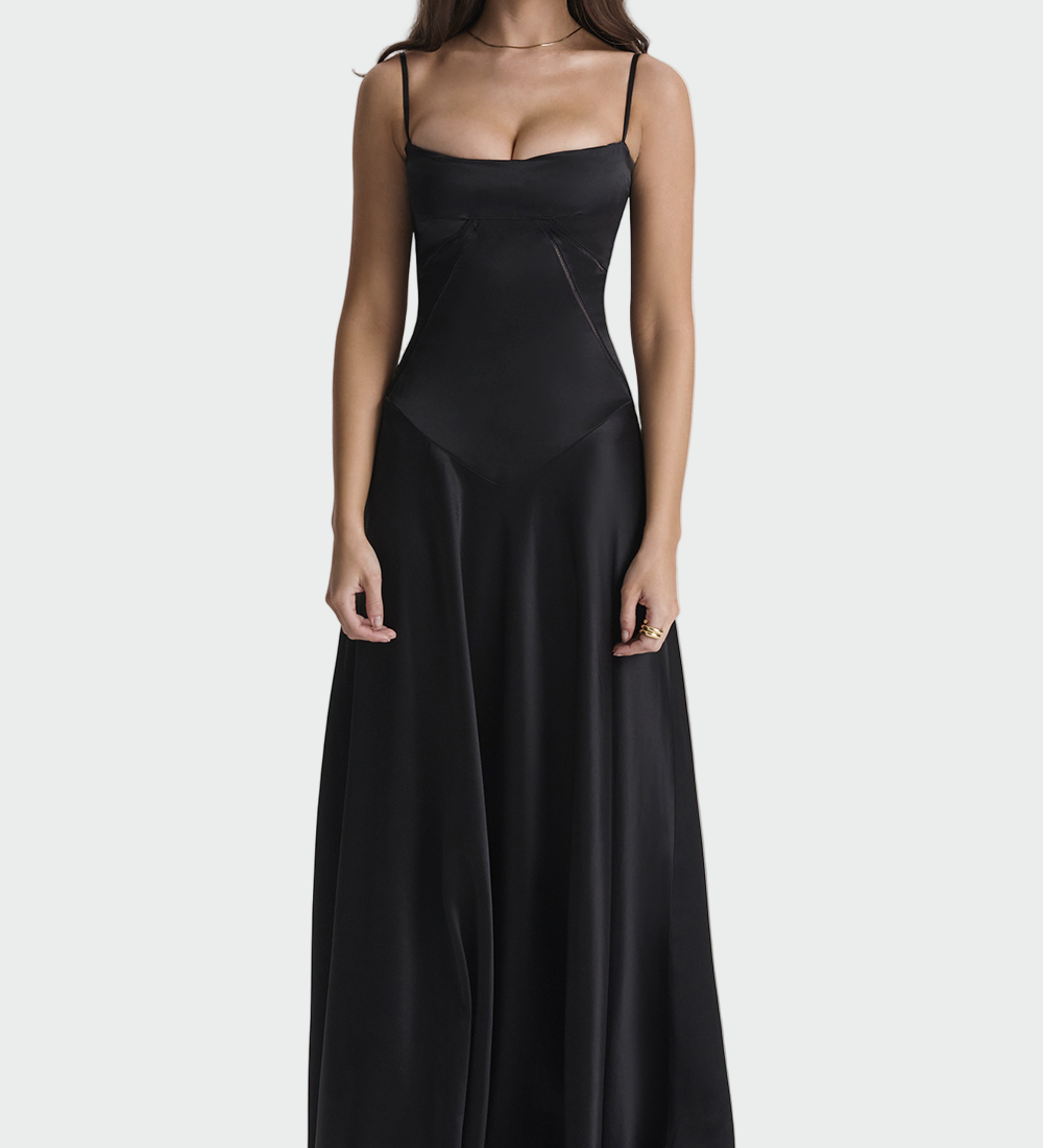 Vítězslava – Satin Damenkleid