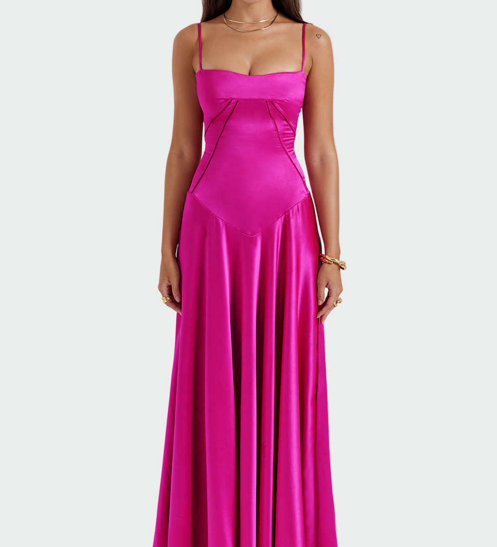 Vítězslava – Satin Damenkleid