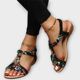 Bequeme Damen Sandalen im Boho-Stil