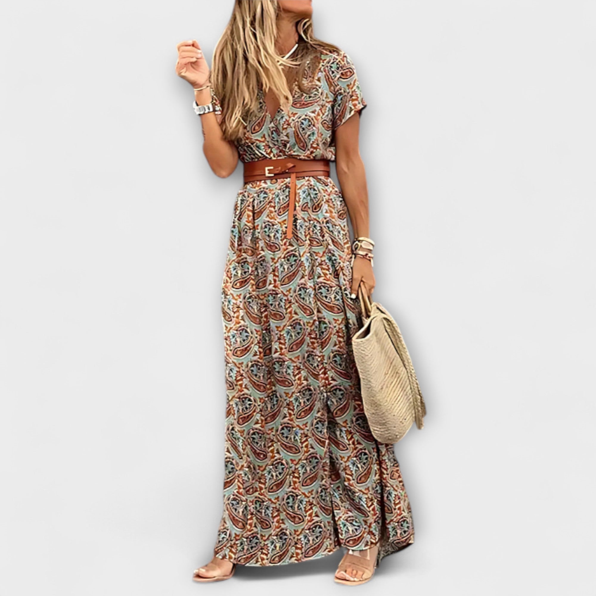 Sybella - Leichtes Boho-Maxikleid