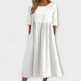 Anja - Bauchbedeckendes Kleid